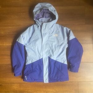 The North Face Kids Two-Tone Purple Raincoat